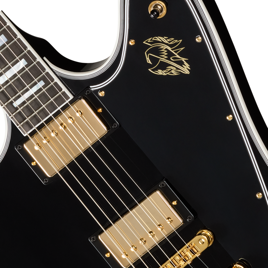Gibson Custom Firebird Custom, Gloss, Ebony Electric Guitar Gibson Custom