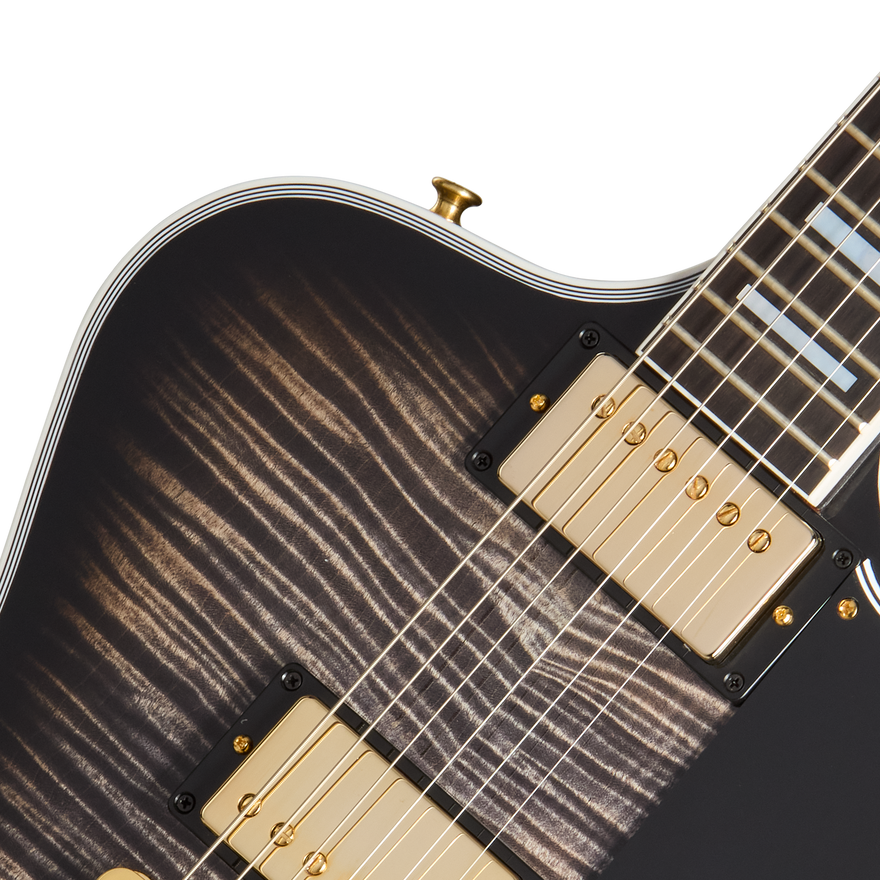 Gibson Custom Firebird Custom Figured Top, Cobra Burst Electric Guitar Gibson Custom