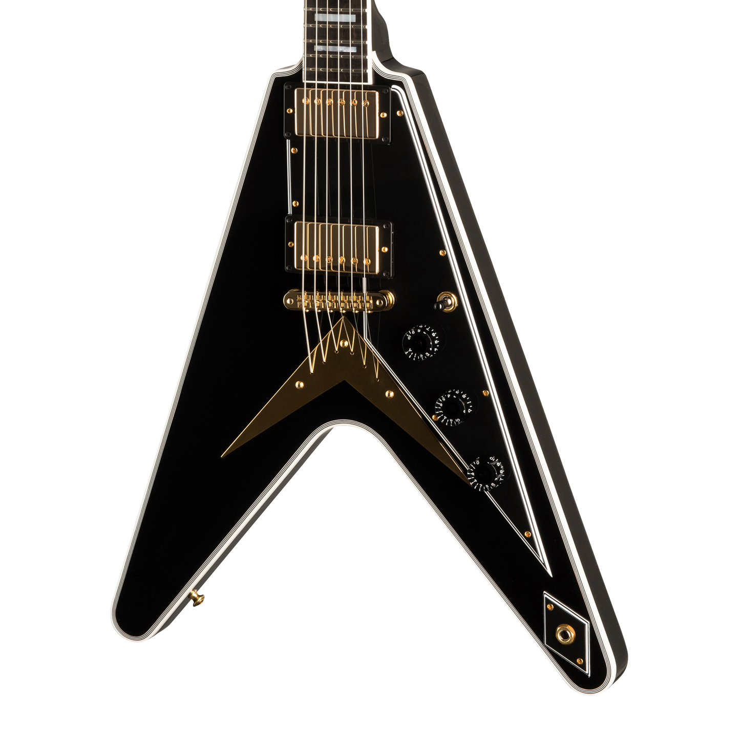 Gibson Custom Flying V Custom w/ Ebony Fingerboard Gloss, Ebony Electric Guitar Gibson Custom