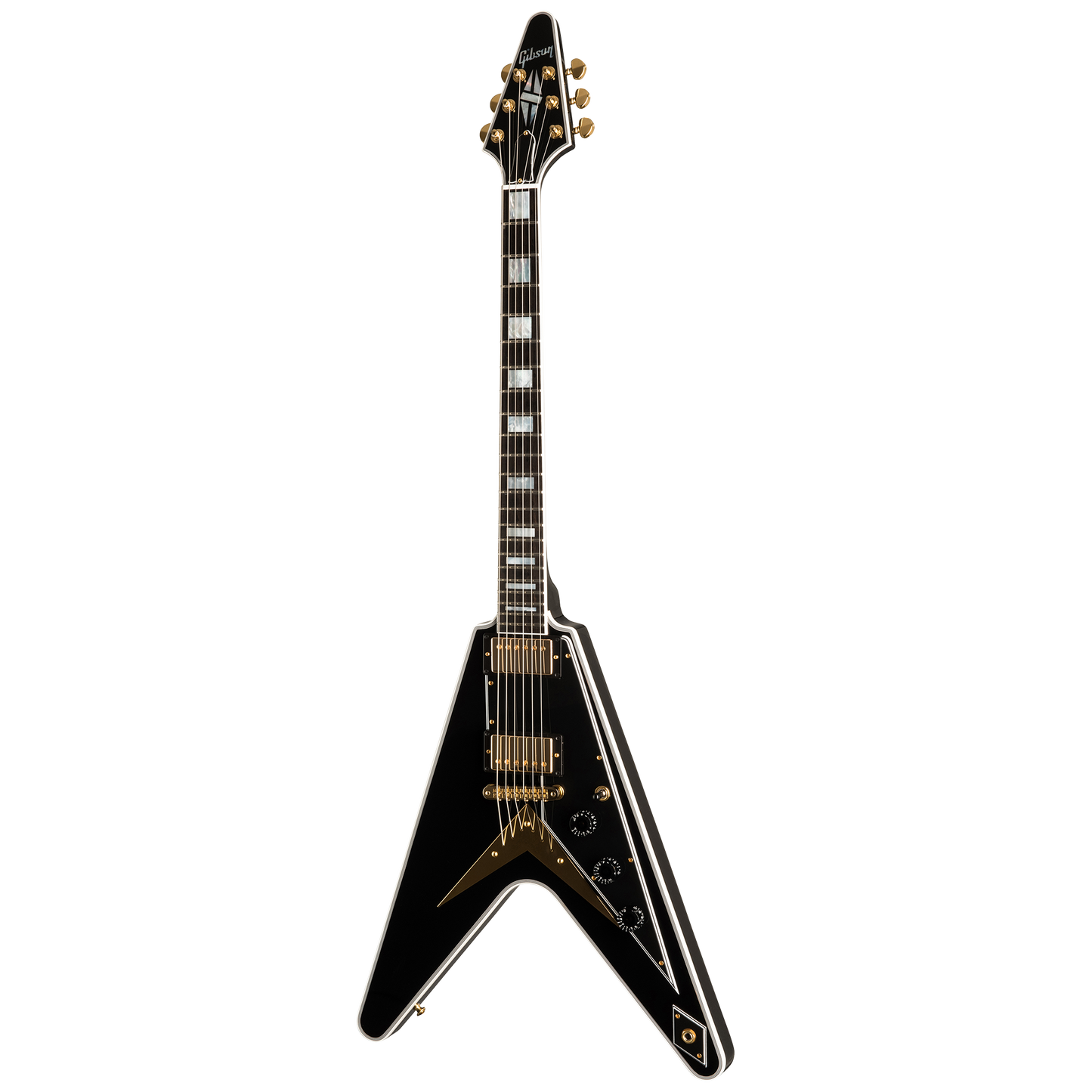 Gibson Custom Flying V Custom w/ Ebony Fingerboard Gloss, Ebony Electric Guitar Gibson Custom
