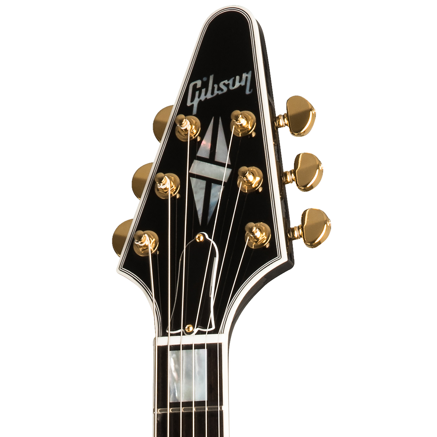 Gibson Custom Flying V Custom w/ Ebony Fingerboard Gloss, Ebony Electric Guitar Gibson Custom