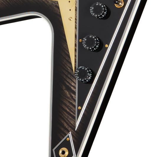 Gibson Custom Flying V Custom Figured Top, Cobra Burst Electric Guitar Gibson Custom