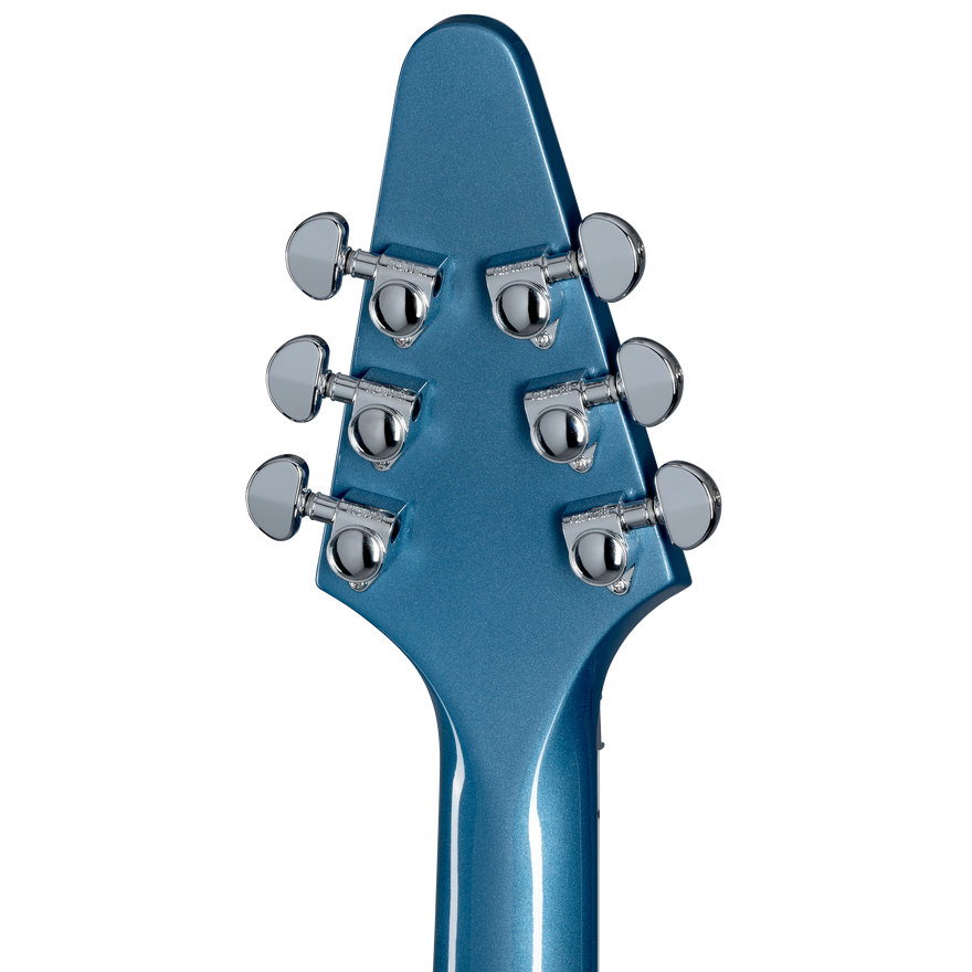 Gibson Custom Richie Faulkner Flying V Custom, Pelham Blue Electric Guitar Gibson Custom