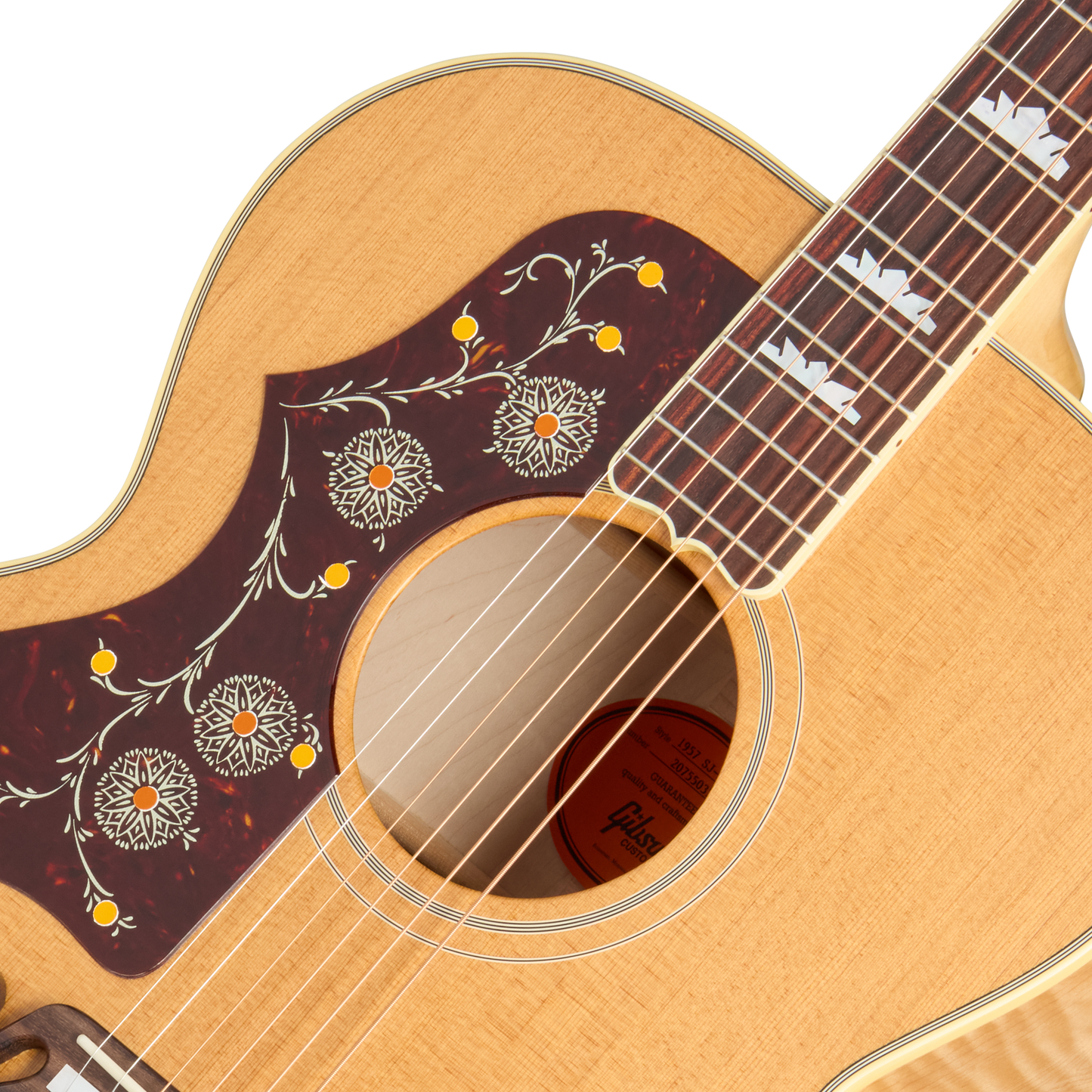 Gibson Custom 1957 SJ-200 Reissue, Left-Handed, Antique Natural Acoustic Guitar Gibson Custom