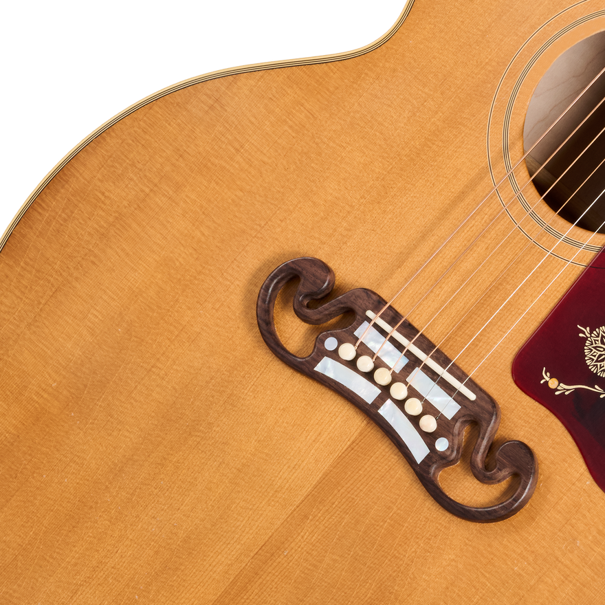 Gibson Custom 1957 SJ-200 Reissue, Light Aged, Dark Natural Acoustic Guitar Gibson Custom