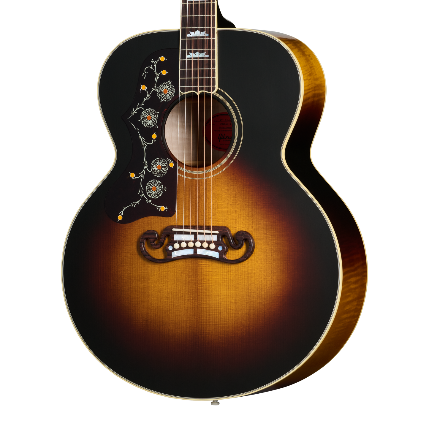 Gibson Custom 1957 SJ-200 Reissue, Left-Handed, Vintage Sunburst Acoustic Guitar Gibson Custom