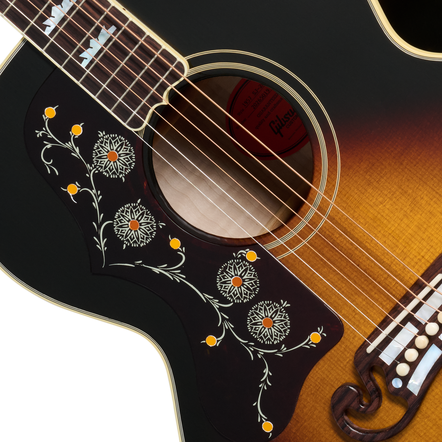 Gibson Custom 1957 SJ-200 Reissue, Left-Handed, Vintage Sunburst Acoustic Guitar Gibson Custom