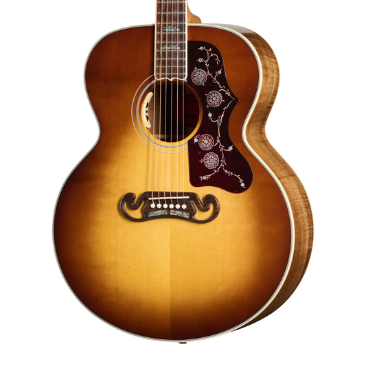 Gibson Custom SJ-200 Elegant Koa, Honey Burst Acoustic Guitar Gibson Custom