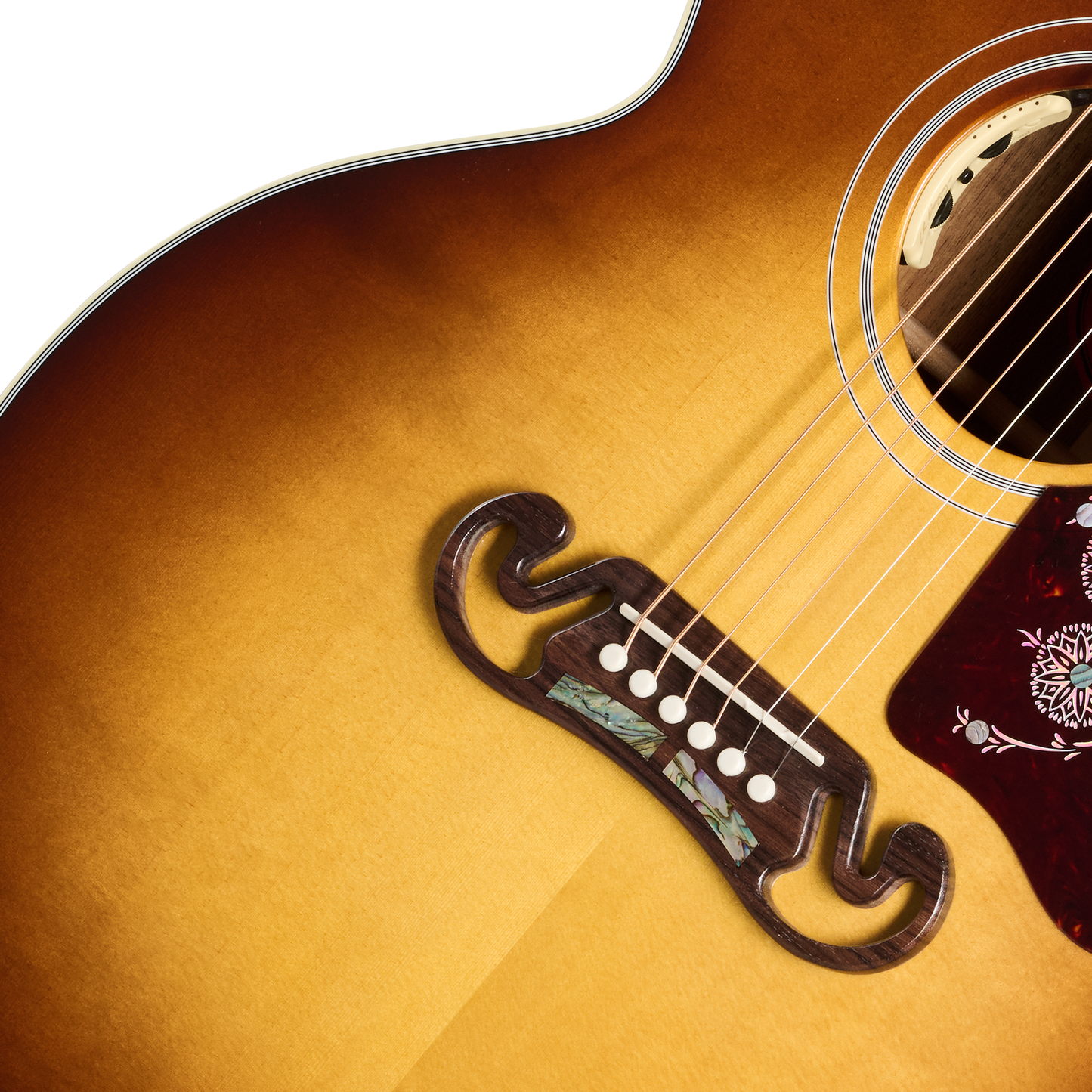 Gibson Custom SJ-200 Elegant Koa, Honey Burst Acoustic Guitar Gibson Custom