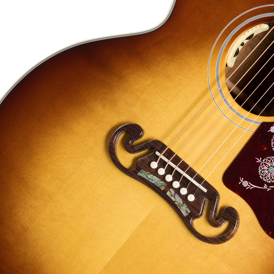 Gibson Custom SJ-200 Elegant Koa, Honey Burst Acoustic Guitar Gibson Custom
