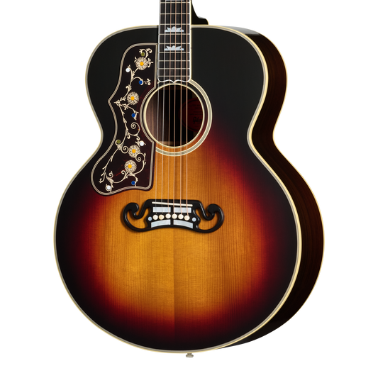 Gibson Custom Pre-War SJ-200 Rosewood, Left-Handed, Vintage Sunburst Acoustic Guitar Gibson Custom