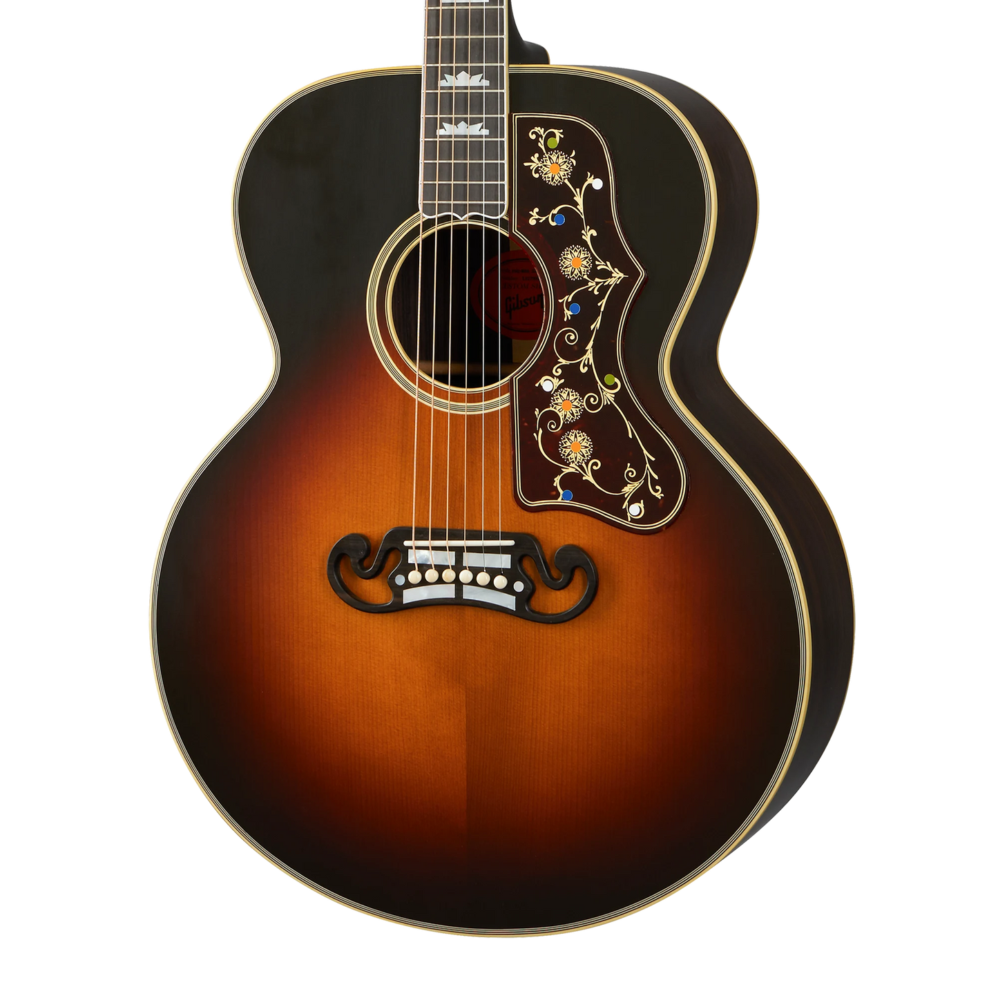 Gibson Custom Pre-War SJ-200 Rosewood, Vintage Sunburst Acoustic Guitar Gibson Custom