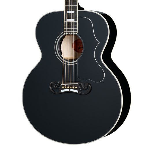 Gibson Custom SJ-200 Custom, Ebony Acoustic Guitar Gibson Custom