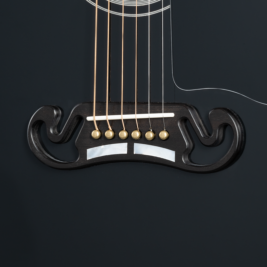 Gibson Custom SJ-200 Custom, Ebony Acoustic Guitar Gibson Custom