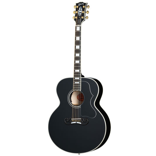 Gibson Custom SJ-200 Custom, Ebony Acoustic Guitar Gibson Custom