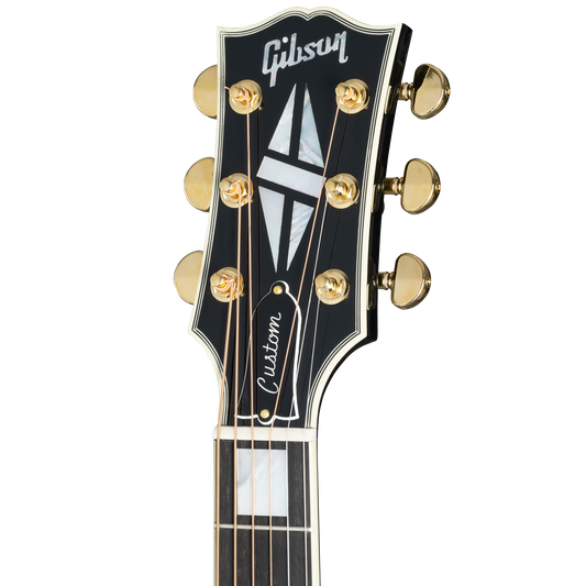 Gibson Custom SJ-200 Custom, Ebony Acoustic Guitar Gibson Custom