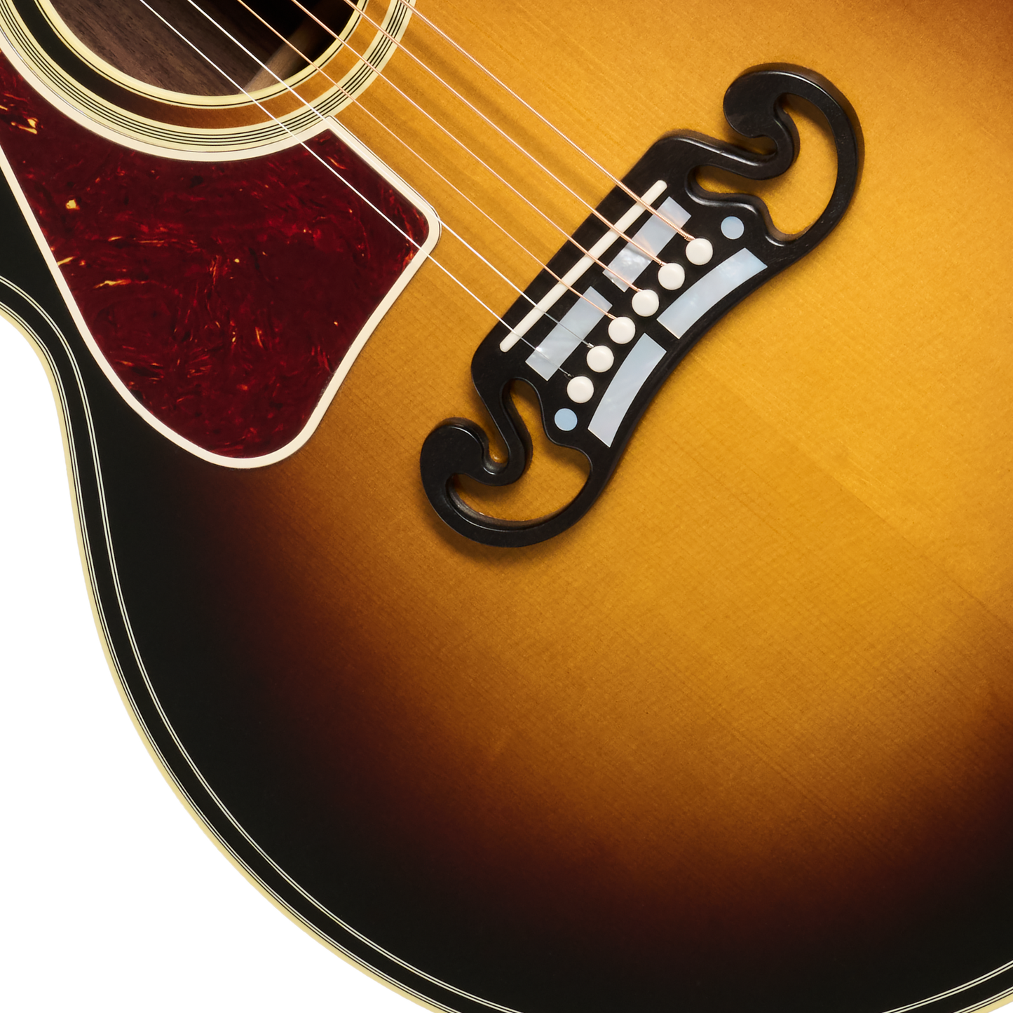 Gibson Custom SJ-200 Western Classic, Left-Handed, Vintage Sunburst Acoustic Guitar Gibson Custom