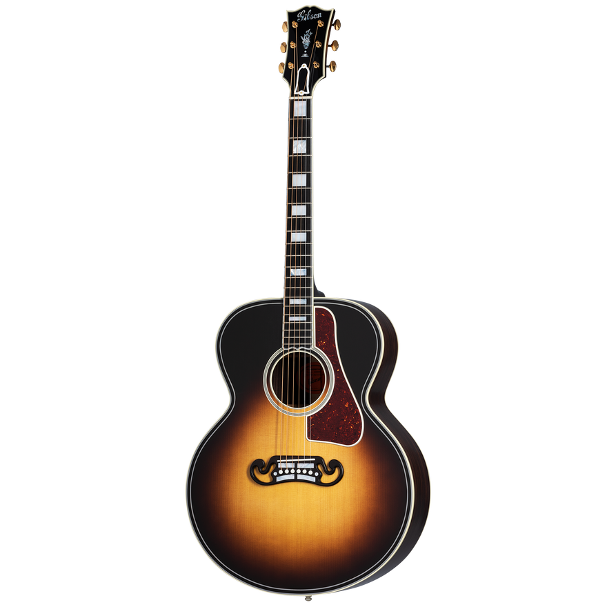 Gibson Custom SJ-200 Western Classic, Left-Handed, Vintage Sunburst Acoustic Guitar Gibson Custom