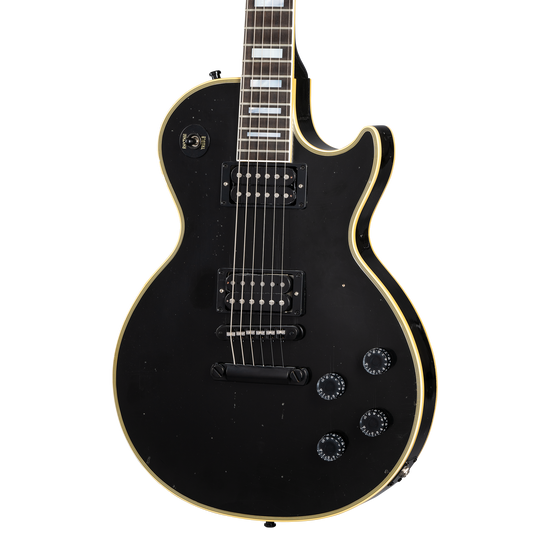 Gibson Custom Kirk Hammett 1989 Les Paul Custom, Ebony Electric Guitar Gibson Custom