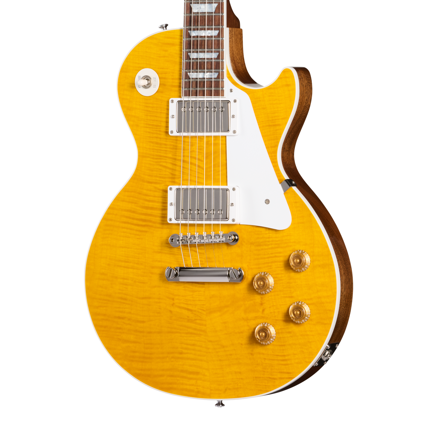 Gibson Custom Les Paul Standard, Gloss, Translucent Amber Electric Guitar Gibson Custom