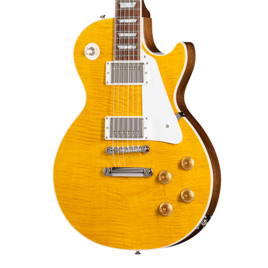 Gibson Custom Les Paul Standard, Gloss, Translucent Amber Electric Guitar Gibson Custom