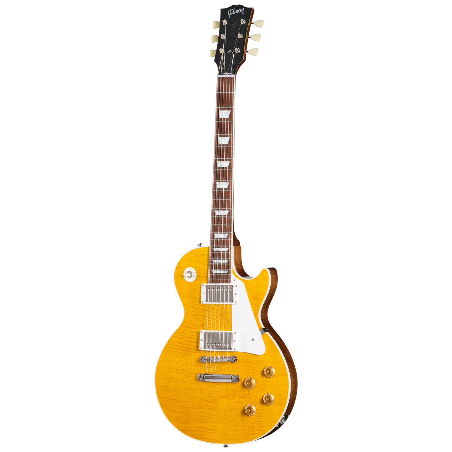 Gibson Custom Les Paul Standard, Gloss, Translucent Amber Electric Guitar Gibson Custom