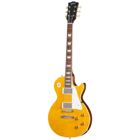 Gibson Custom Les Paul Standard, Gloss, Translucent Amber Electric Guitar Gibson Custom