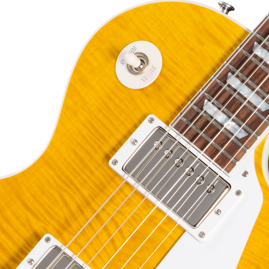 Gibson Custom Les Paul Standard, Gloss, Translucent Amber Electric Guitar Gibson Custom