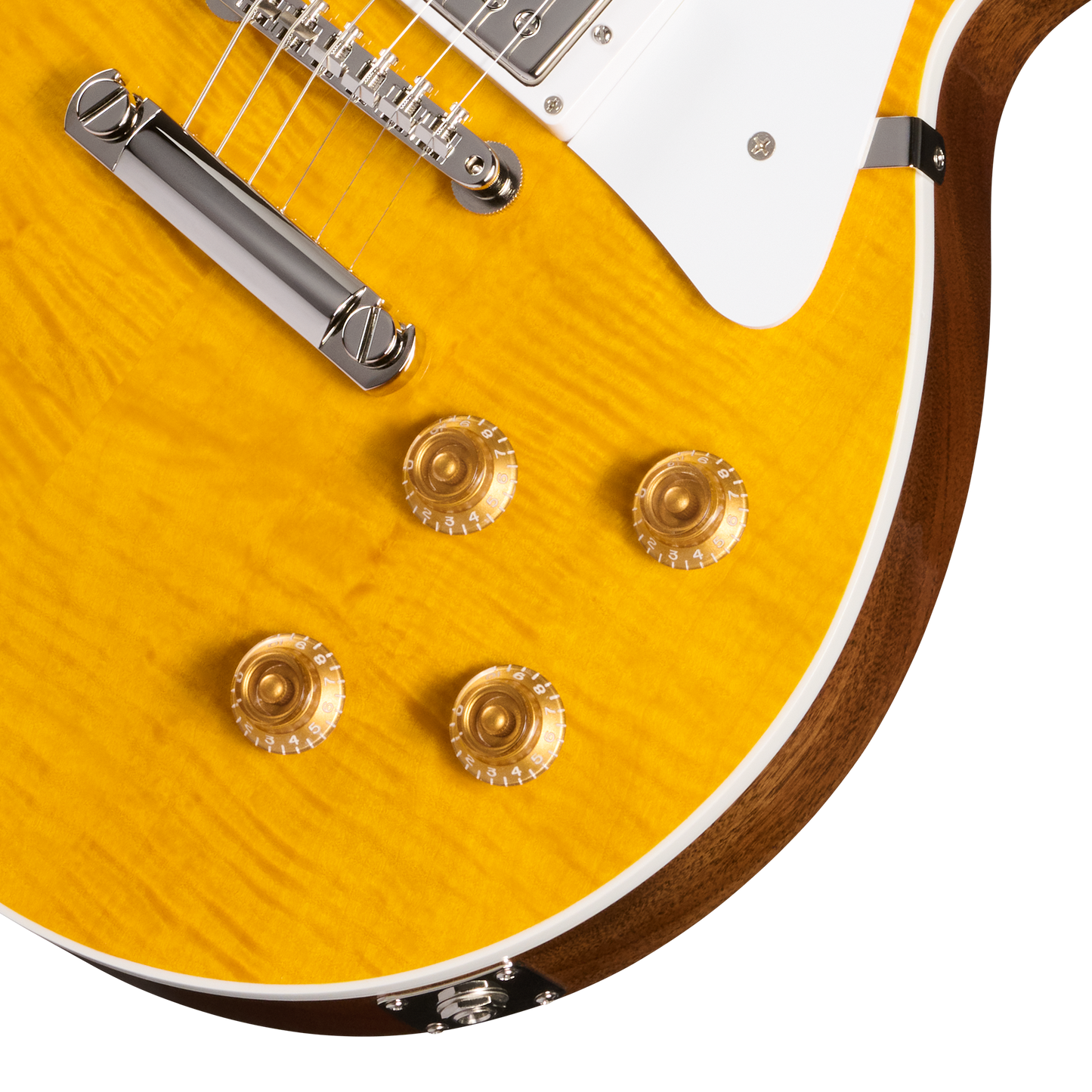 Gibson Custom Les Paul Standard, Gloss, Translucent Amber Electric Guitar Gibson Custom