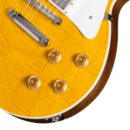 Gibson Custom Les Paul Standard, Gloss, Translucent Amber Electric Guitar Gibson Custom