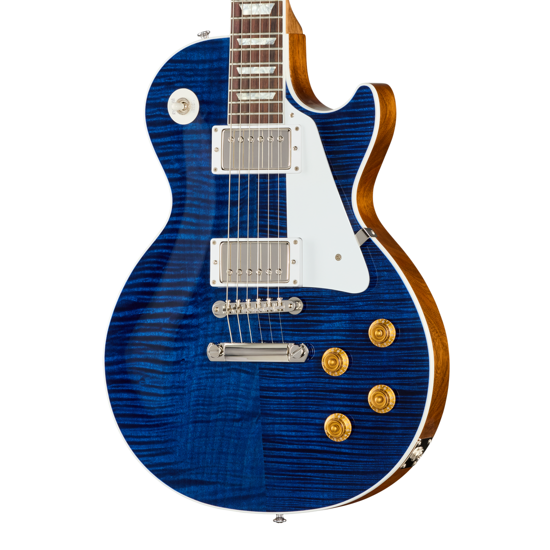 Gibson Custom Les Paul Standard, Gloss, Translucent Blue Electric Guitar Gibson Custom