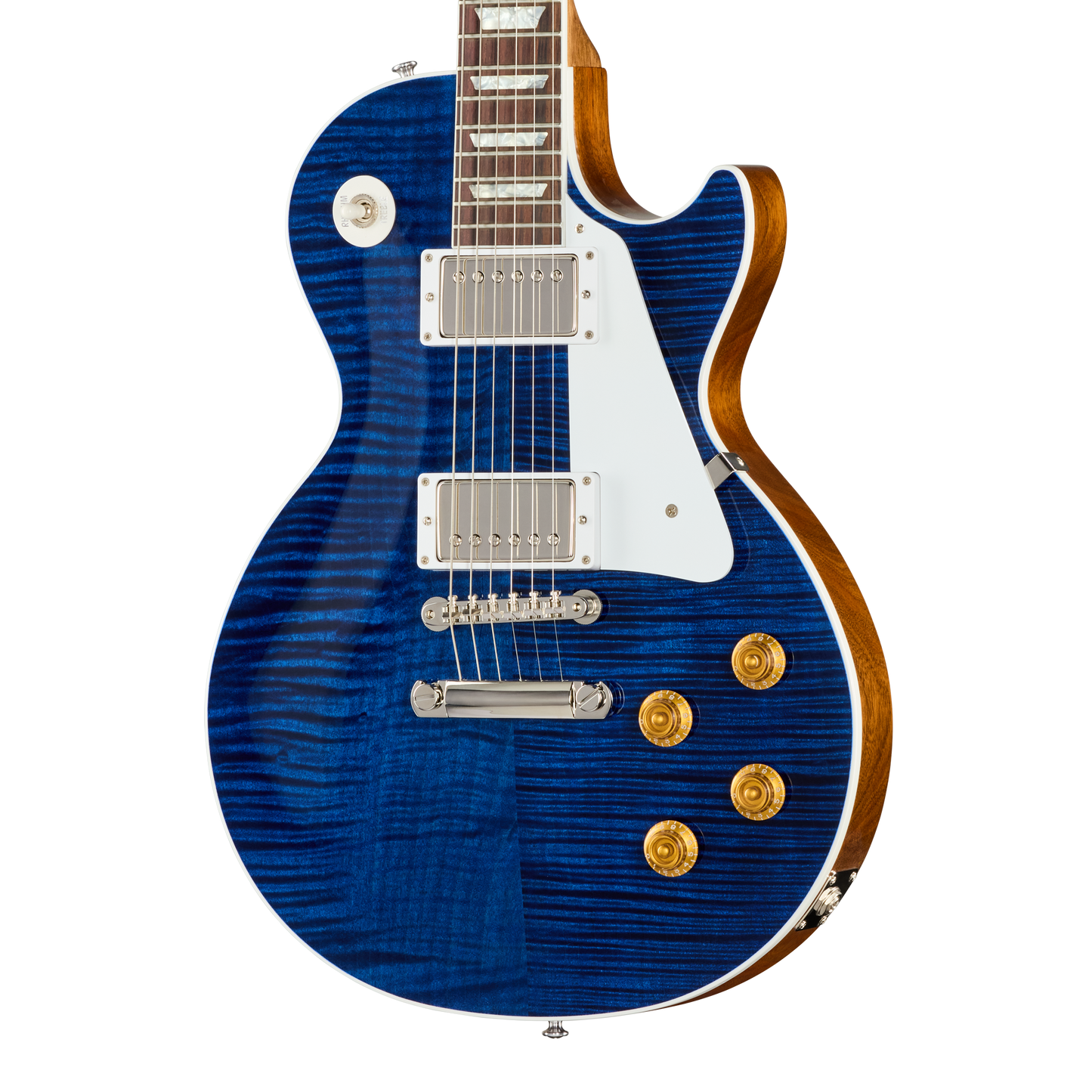 Gibson Custom Les Paul Standard, Gloss, Translucent Blue Electric Guitar Gibson Custom