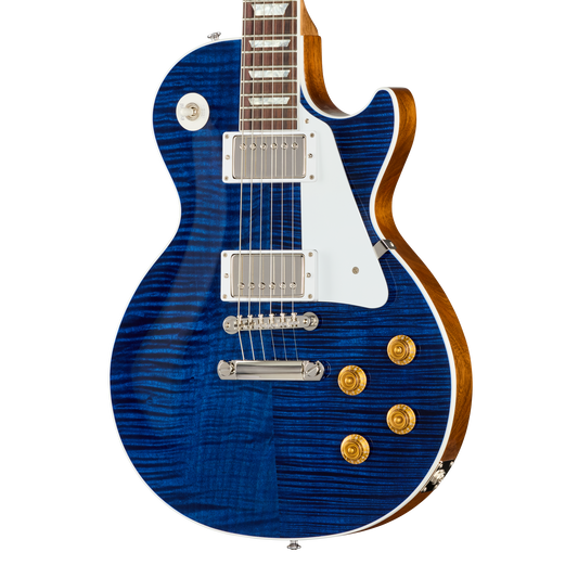 Gibson Custom Les Paul Standard, Gloss, Translucent Blue Electric Guitar Gibson Custom