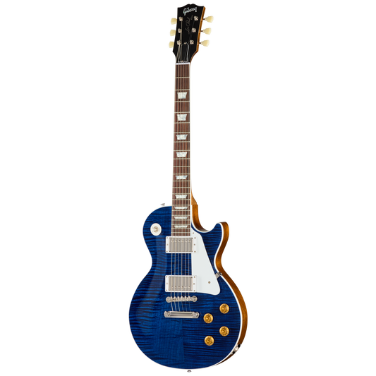Gibson Custom Les Paul Standard, Gloss, Translucent Blue Electric Guitar Gibson Custom