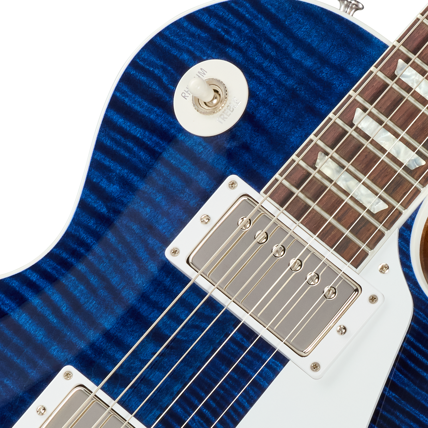 Gibson Custom Les Paul Standard, Gloss, Translucent Blue Electric Guitar Gibson Custom