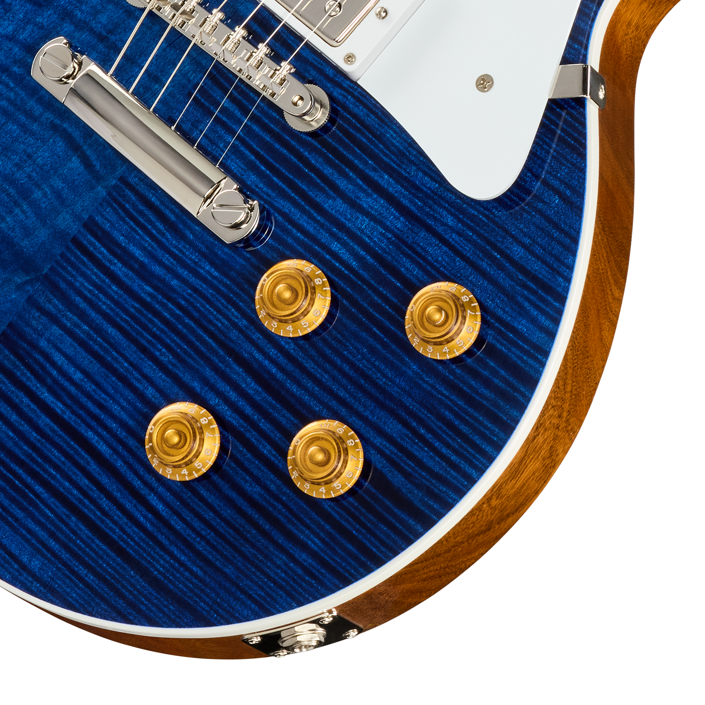 Gibson Custom Les Paul Standard, Gloss, Translucent Blue Electric Guitar Gibson Custom