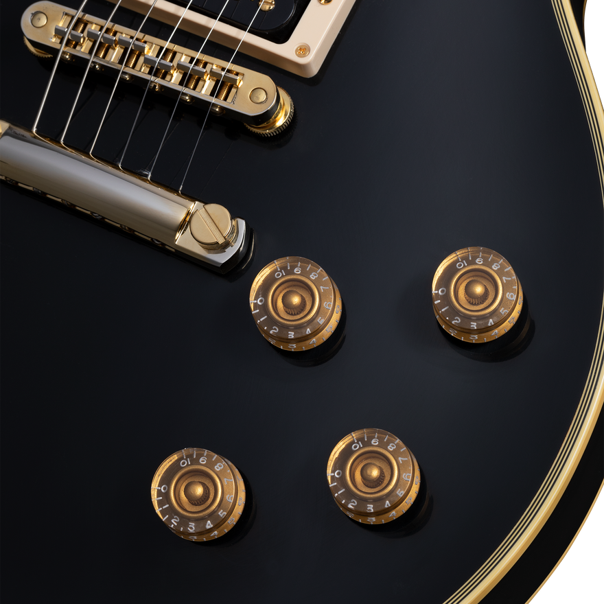 Gibson Custom Peter Frampton "Phenix" Inspired Les Paul Custom VOS, Ebony Electric Guitar Gibson Custom