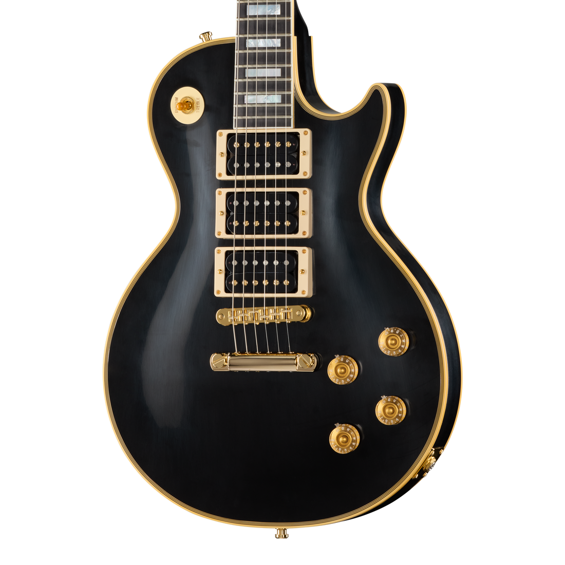 Gibson Custom Peter Frampton "Phenix" Inspired Les Paul Custom VOS, Ebony Electric Guitar Gibson Custom
