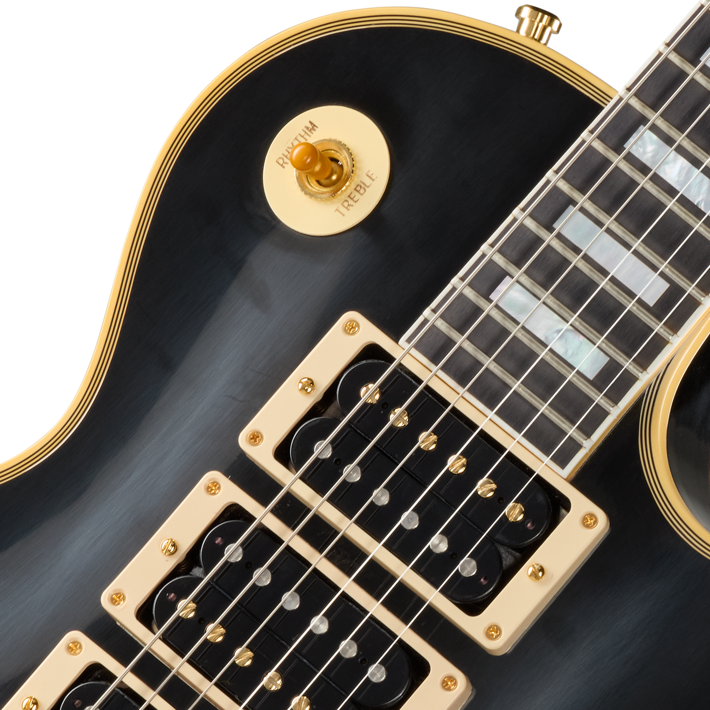 Gibson Custom Peter Frampton "Phenix" Inspired Les Paul Custom VOS, Ebony Electric Guitar Gibson Custom