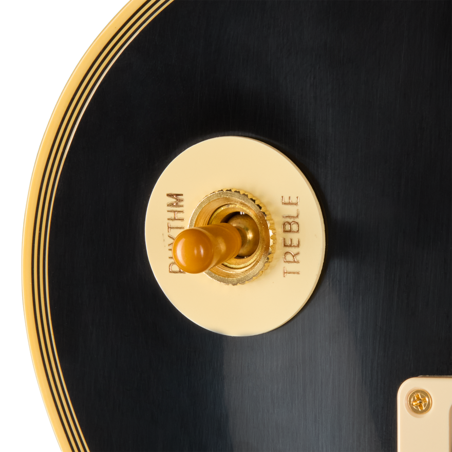 Gibson Custom Peter Frampton "Phenix" Inspired Les Paul Custom VOS, Ebony Electric Guitar Gibson Custom