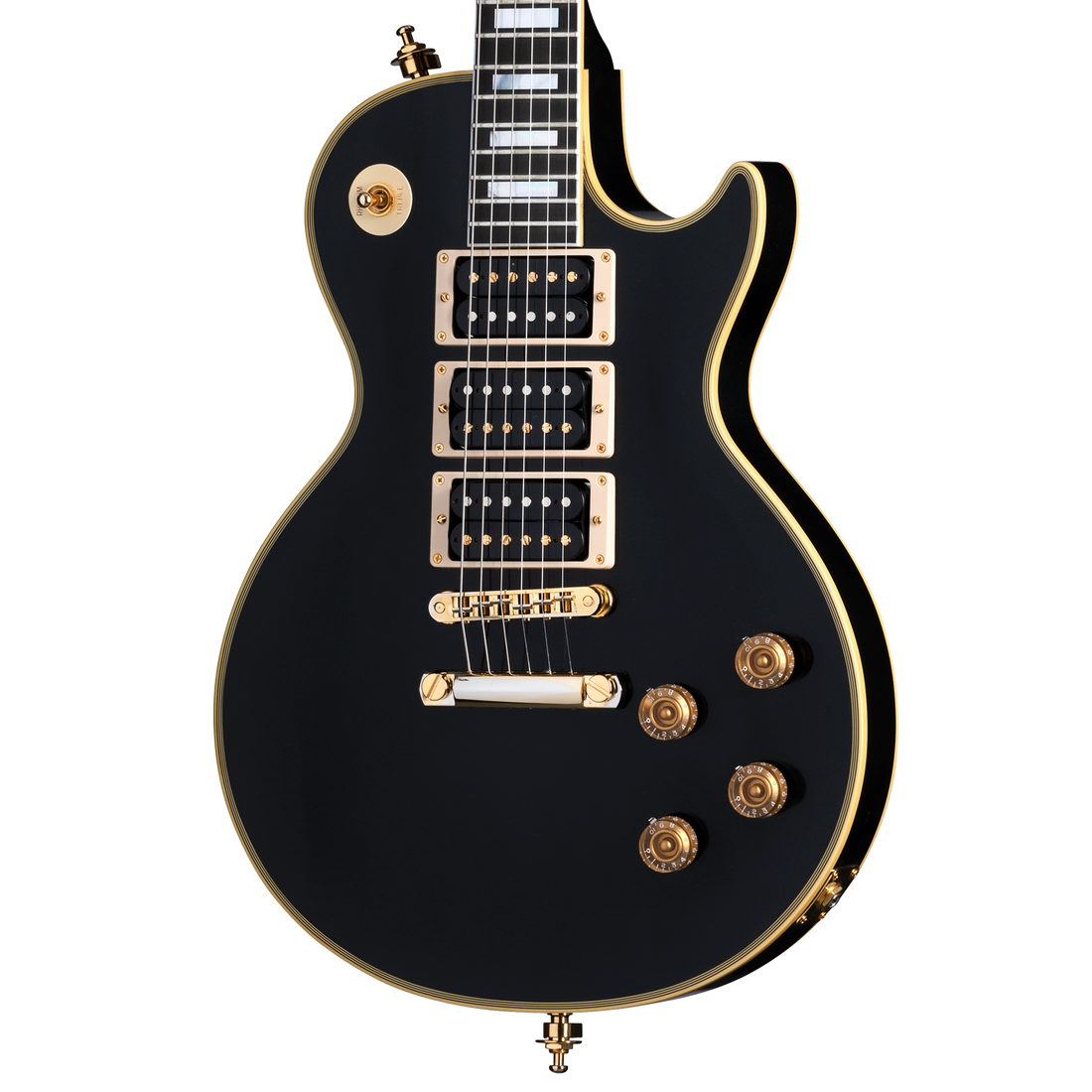Gibson Custom Peter Frampton "Phenix" Inspired Les Paul Custom VOS, Ebony Electric Guitar Gibson Custom