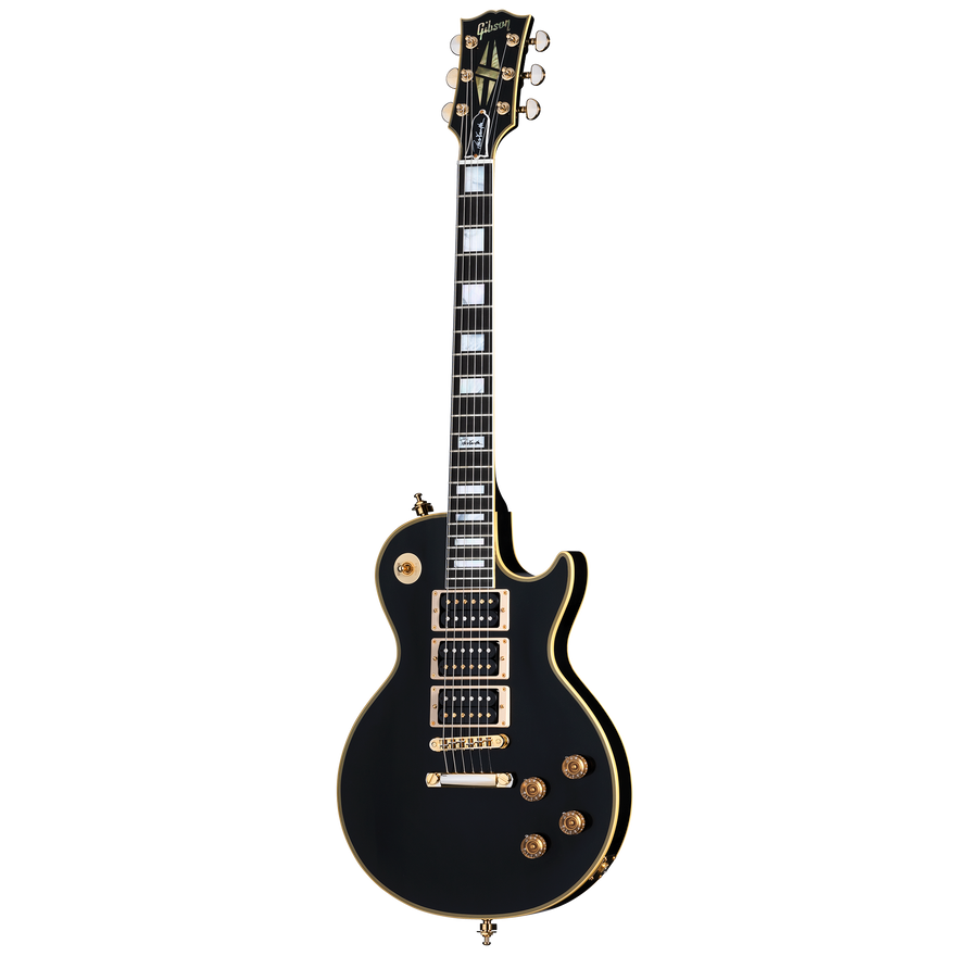 Gibson Custom Peter Frampton "Phenix" Inspired Les Paul Custom VOS, Ebony Electric Guitar Gibson Custom