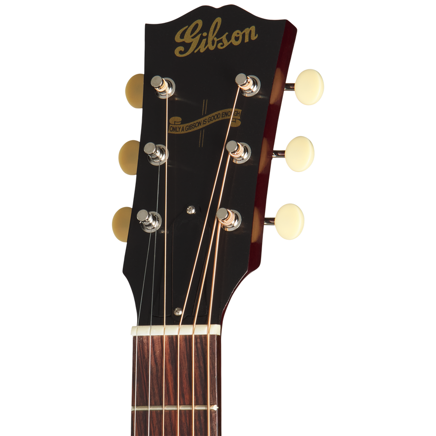 Gibson Custom 1942 Banner J-45 Reissue, Left-Handed, Vintage Sunburst Acoustic Guitar Gibson Custom