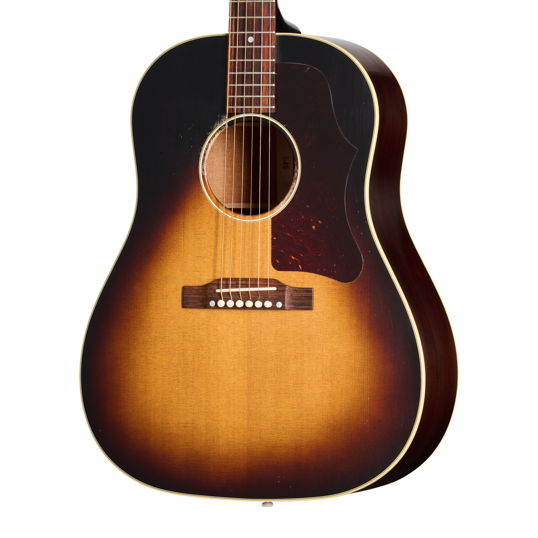 Gibson Custom 1955 J-45 Reissue, Light Aged, Vintage Sunburst Acoustic Guitar Gibson Custom