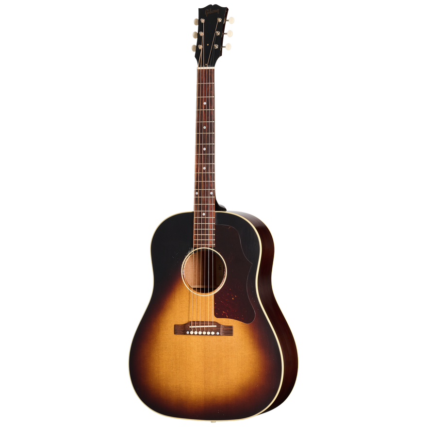 Gibson Custom 1955 J-45 Reissue, Light Aged, Vintage Sunburst Acoustic Guitar Gibson Custom