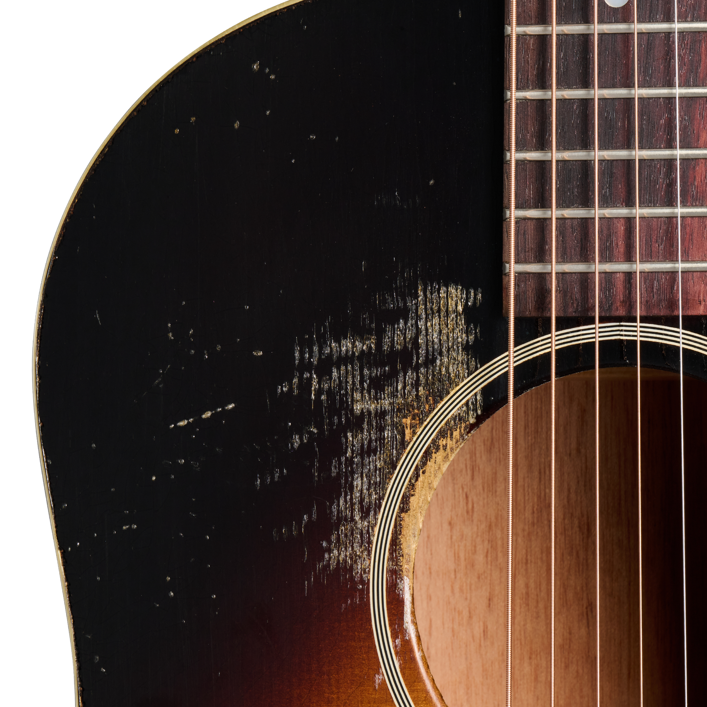 Gibson Custom 1942 Banner J-45 Reissue, Heavy Aged, Vintage Sunburst Acoustic Guitar Gibson Custom