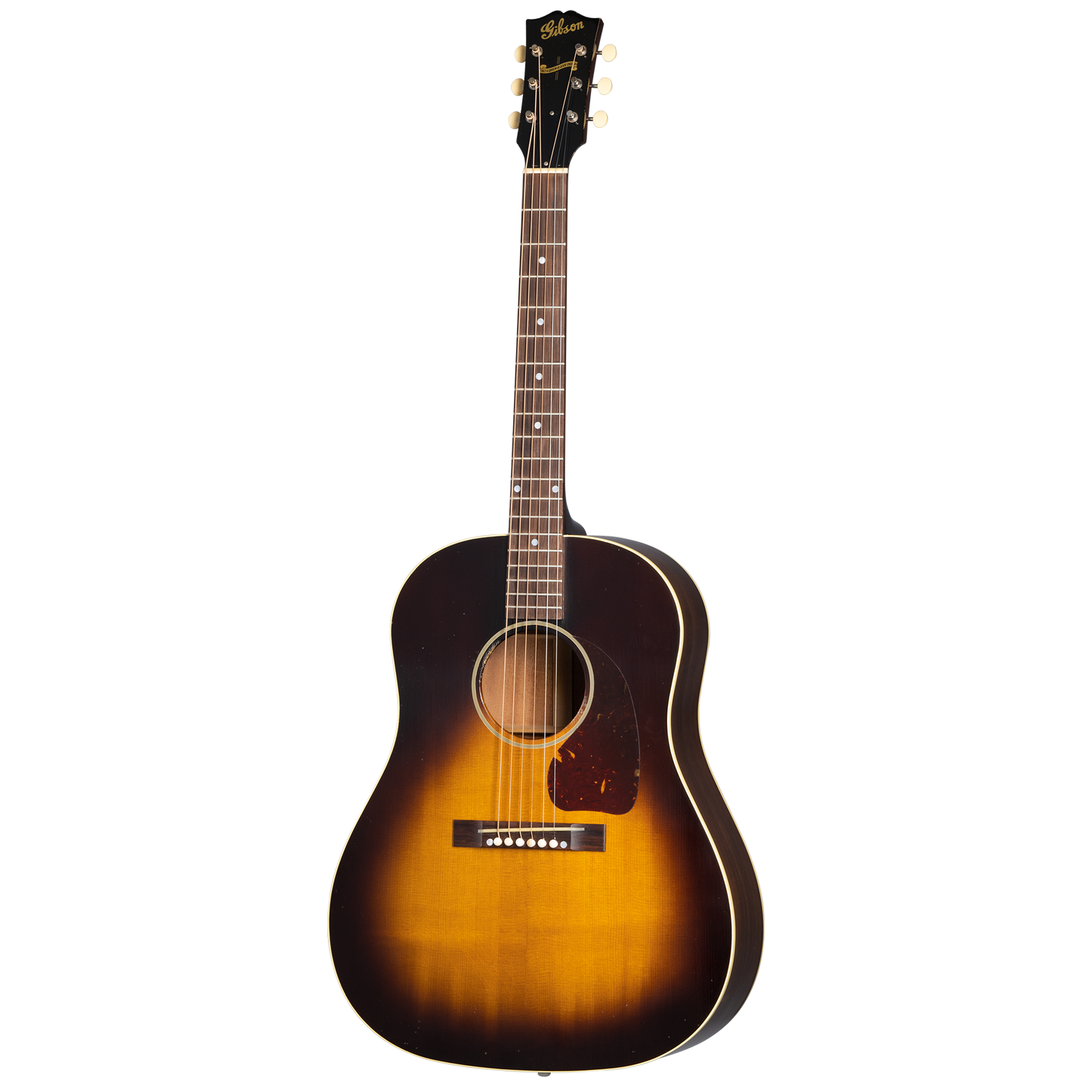 Gibson Custom 1942 Banner J-45 Reissue, Vintage Sunburst Light Aged Acoustic Guitar Gibson Custom