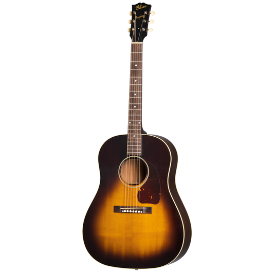 Gibson Custom 1942 Banner J-45 Reissue, Vintage Sunburst Light Aged Acoustic Guitar Gibson Custom