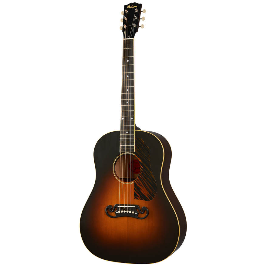 Gibson Custom 1939 J-55 Reissue, Left-Handed, Faded Vintage Sunburst Acoustic Guitar Gibson Custom