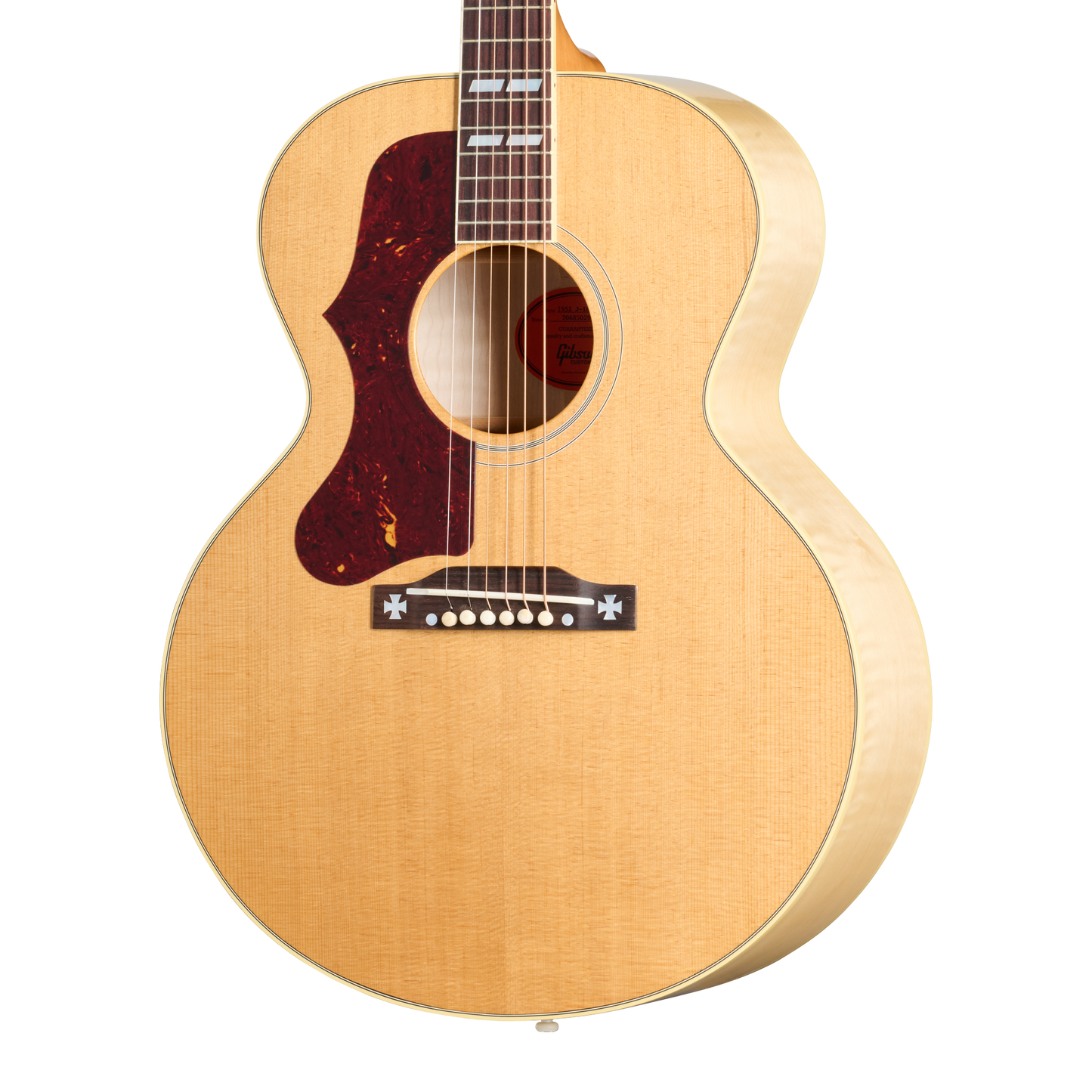 Gibson Custom 1952 J-185 Reissue, Left-Handed, Antique Natural Acoustic Guitar Gibson Custom